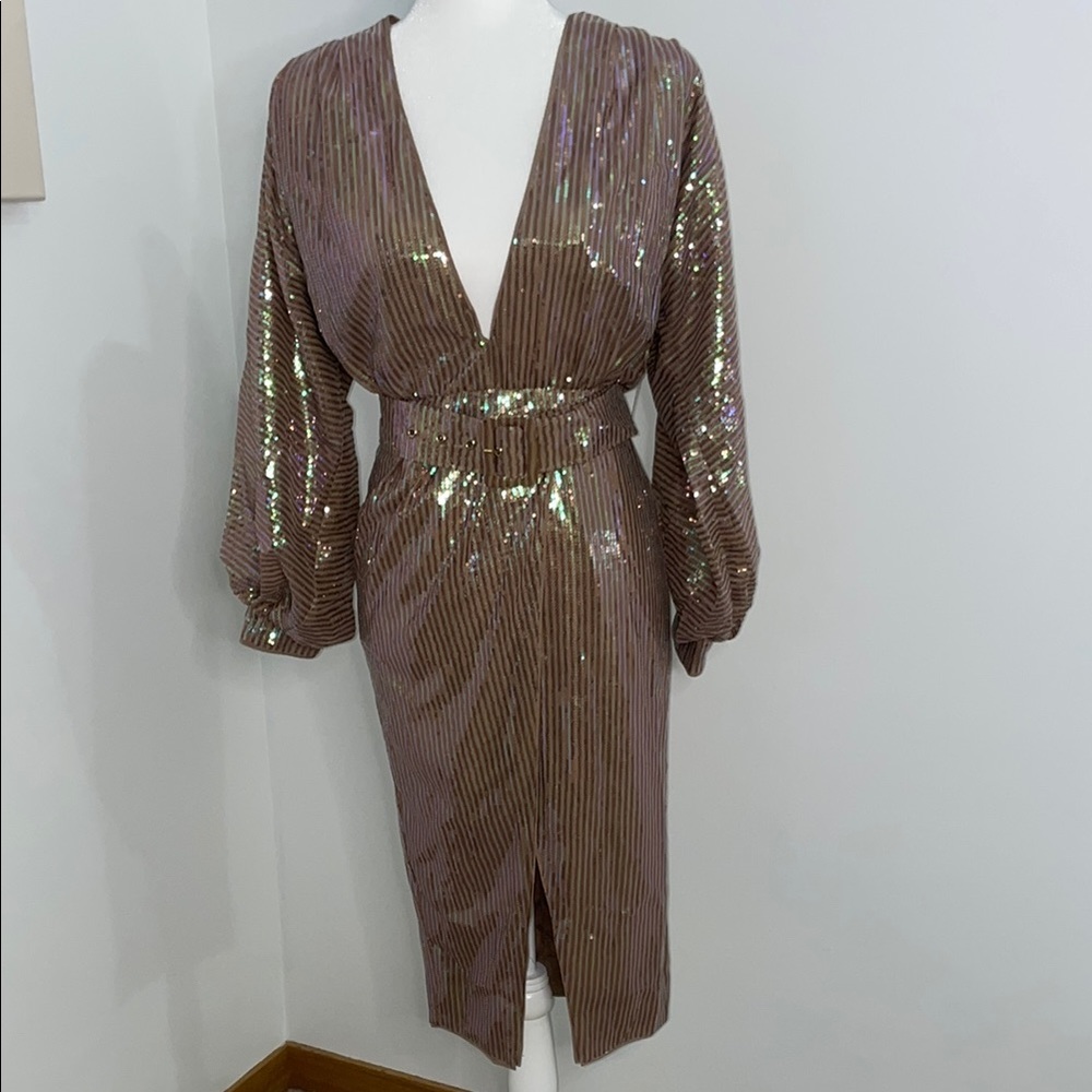 ASOS Gold Sequin Dress